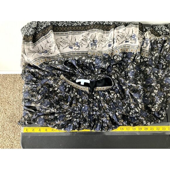 Antonio Melani Dress Women 8 Floral Lined Buttons Semi Sheer Long Sleeves Flowy‎ - Picture 9 of 11